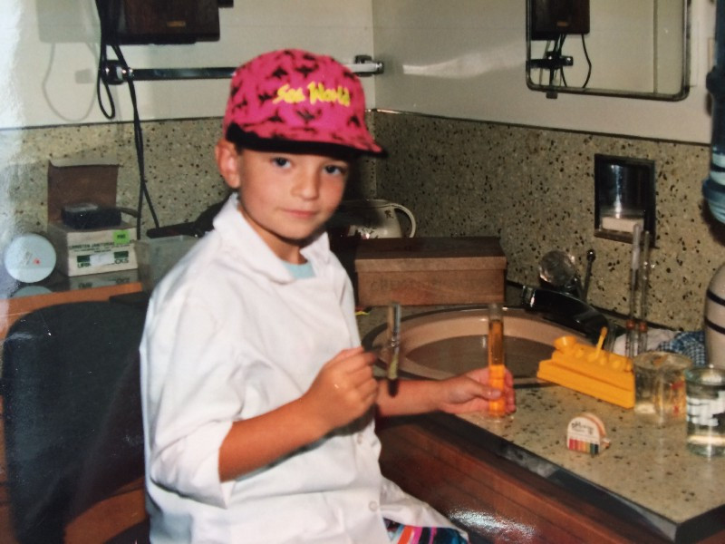 Andrew, scientist age 6