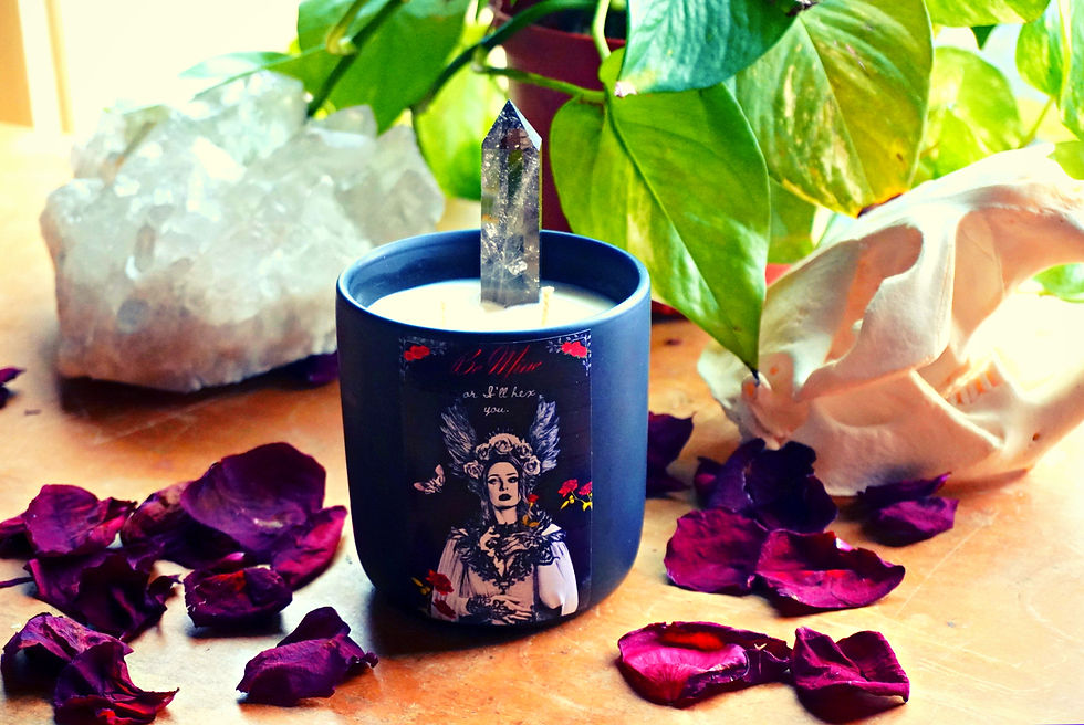 Thumbnail: Be Mine (or I'll hex you)  Leather & Nutmeg