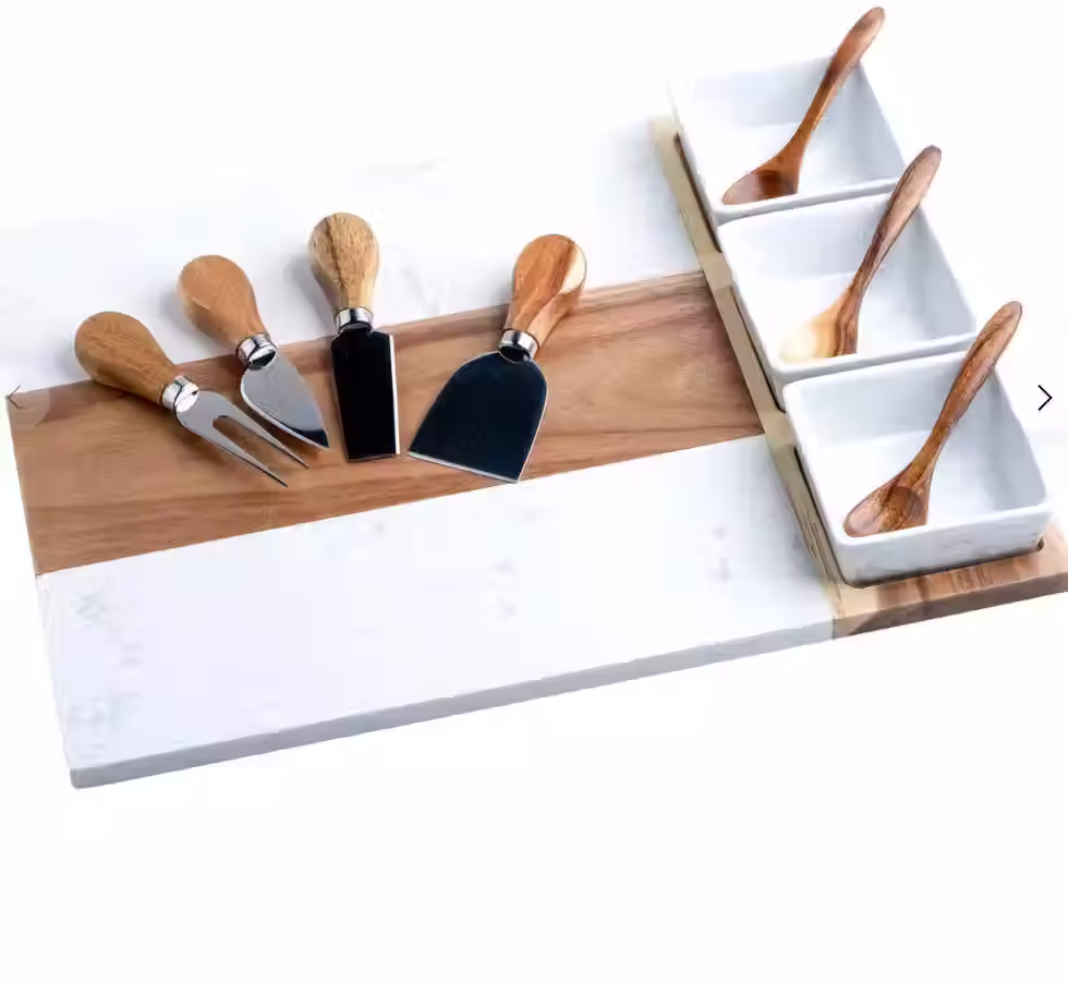 Thumbnail: Marble and Acacia Wood charcuterie board