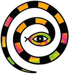 Schlange mit Auge - Clipart