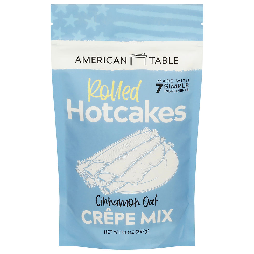 Cinnamon Oat Organic Rolled Hotcakes Crepe Mix