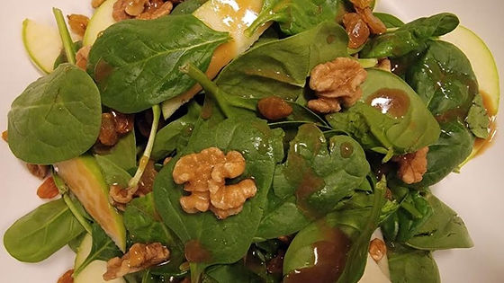 Spinach & apples Salad