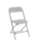 White Folding Chrome Chairs