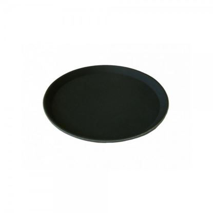 Round Black Non Slip Tray
