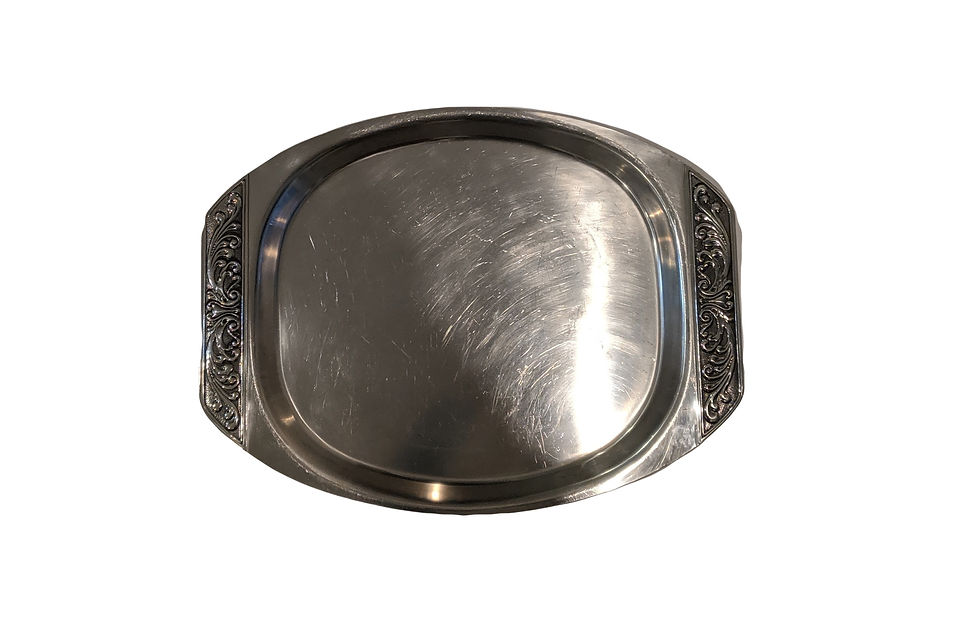 Oval Stainless Steel Platters