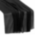 Black Chiffon Runner