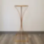 Gold Tapered Wire Stand 35" tall