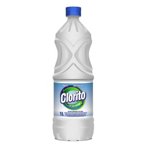 AGUA SANITARIA 1 LITRO CLORITO Linha Forte AGUA SANITARIA 1 LITRO CLORITO Linha Forte