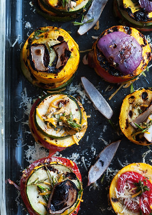 Gegrillte Antipasti Canapes