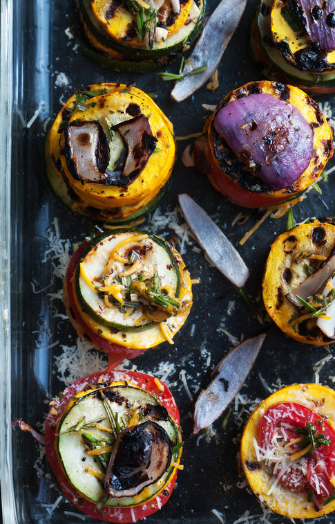 Grilled Antipasti Canapes