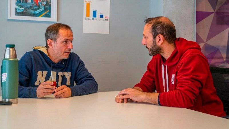 Abella se reunió con el presidente de la filial local de la Cruz Roja para planificar trabajos en conjunto