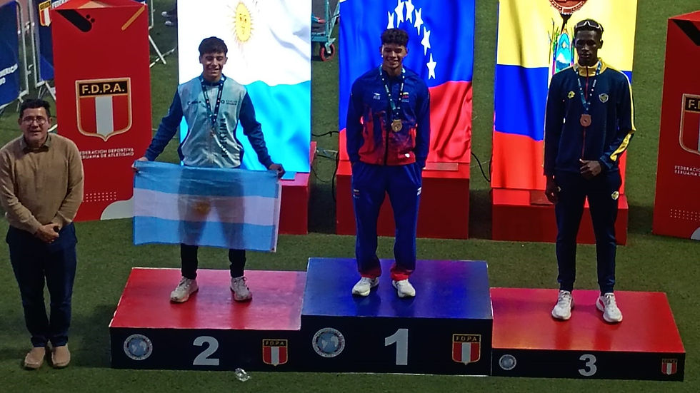 Vilela se consagró Subcampeón Iberoamericano U20 en el Decatlon