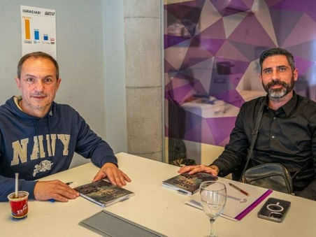 El intendente Abella recibió a “El Turco” Yamil Dora, quien le presentó su último libro