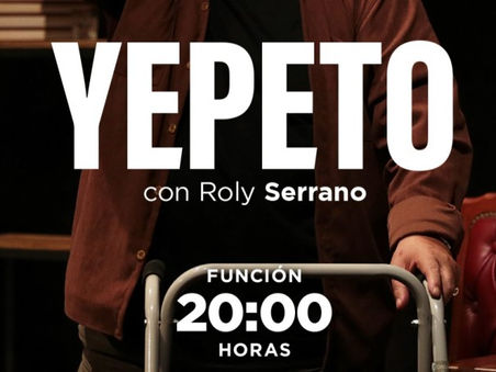 Yepeto, con Roly Serrano, será el gran cierre del Festival de Teatro de Campana