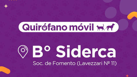 El quirófano móvil del Municipio estará en los barrios Siderca
