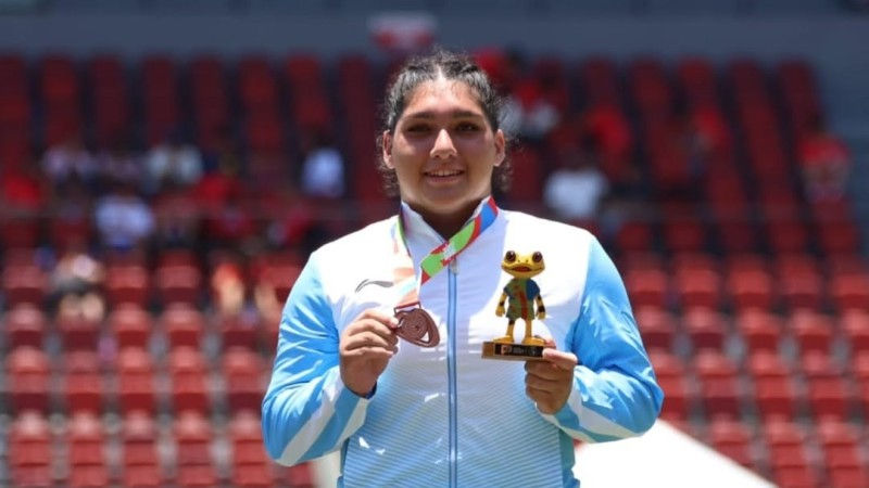 Ornella Pérez se colgó el bronce en los Juegos Suramericanos de la Juventud