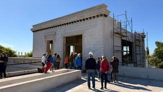Los vecinos siguen recorriendo la obra de reconstrucción de la Casa de los Costa