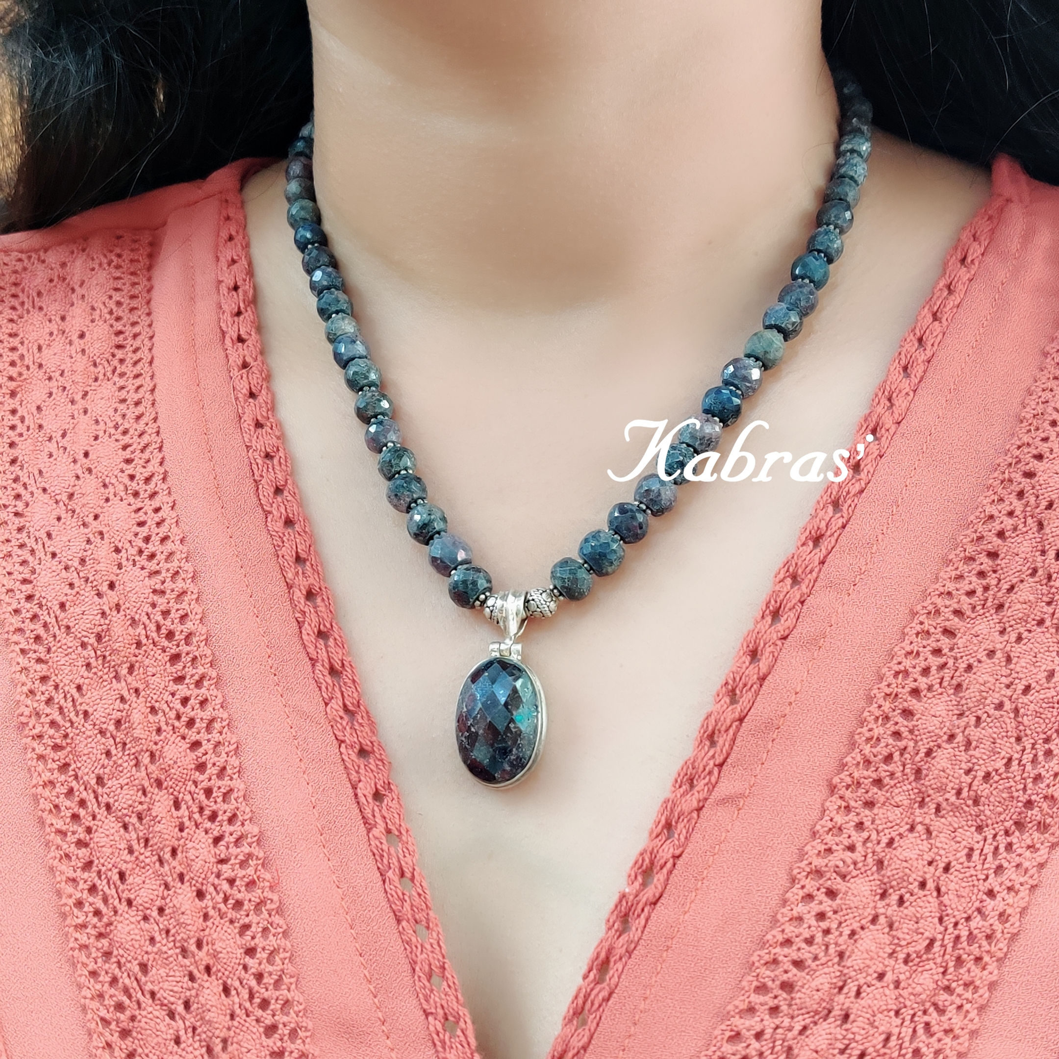 Blue Jade Necklace