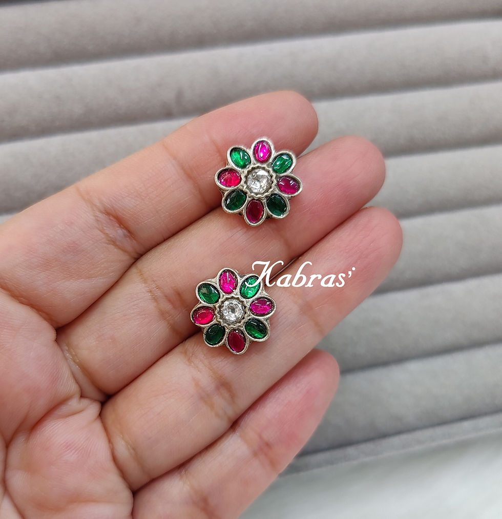 Thumbnail: Mini Mogra Kundan Studs