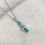 Thumbnail: Aquamarine Drop Pendant