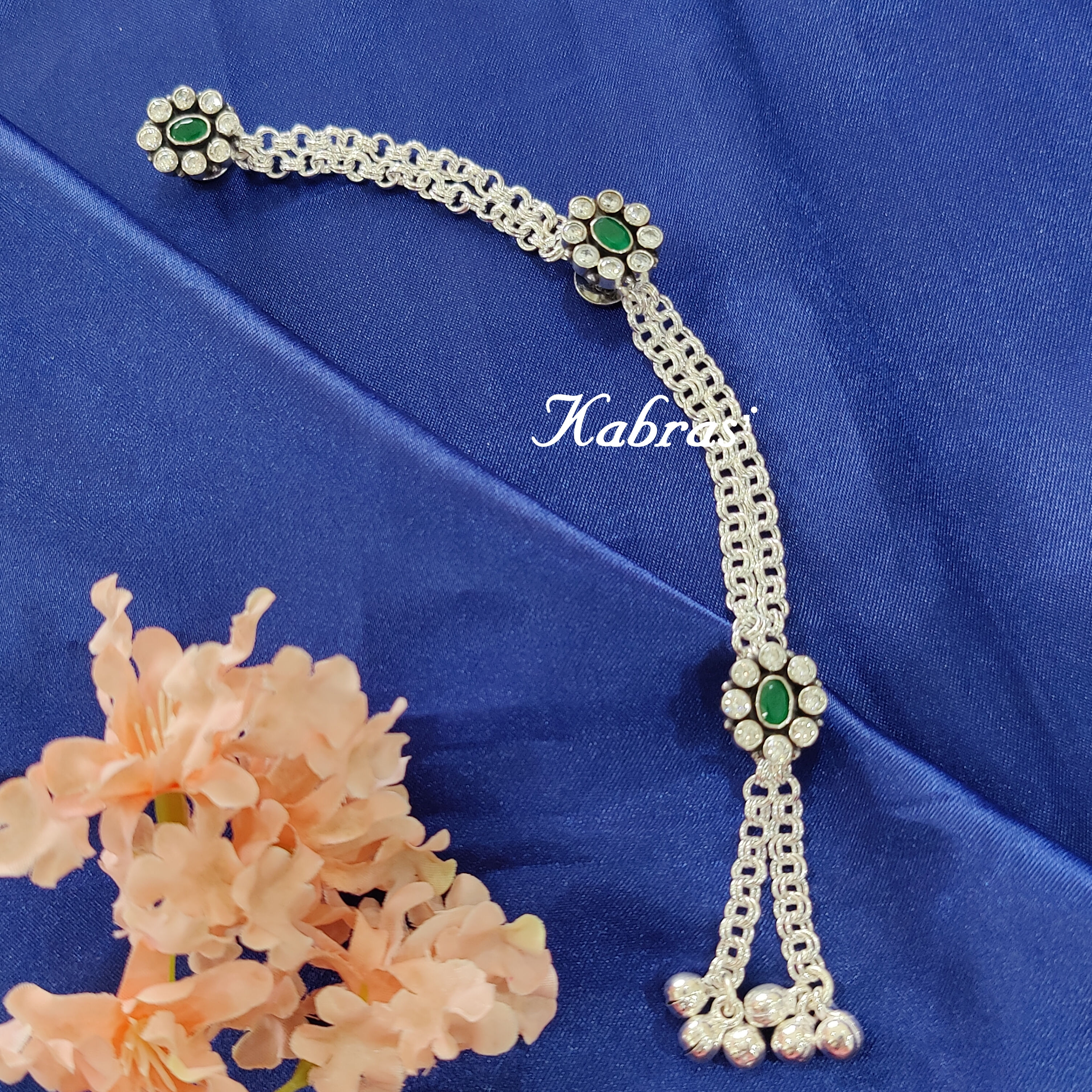 Oval Stone Kurta Button