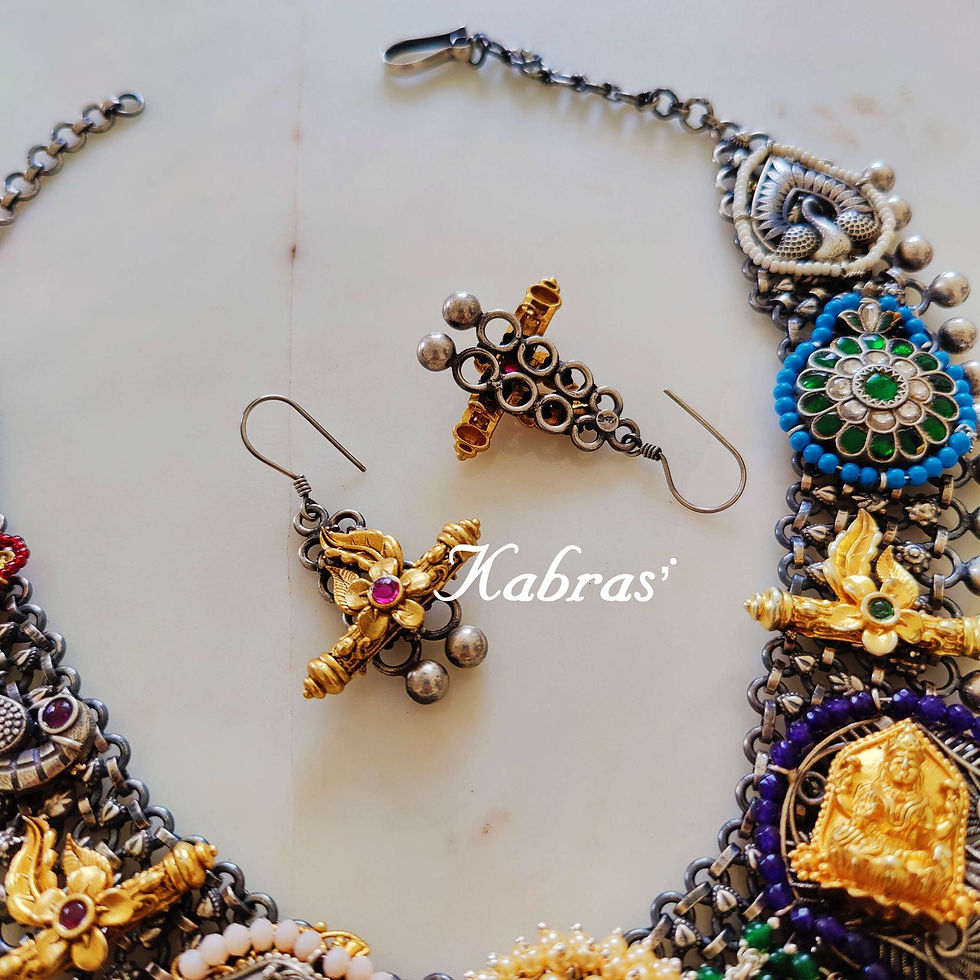 Thumbnail: Rajwada Pushp Necklace Set