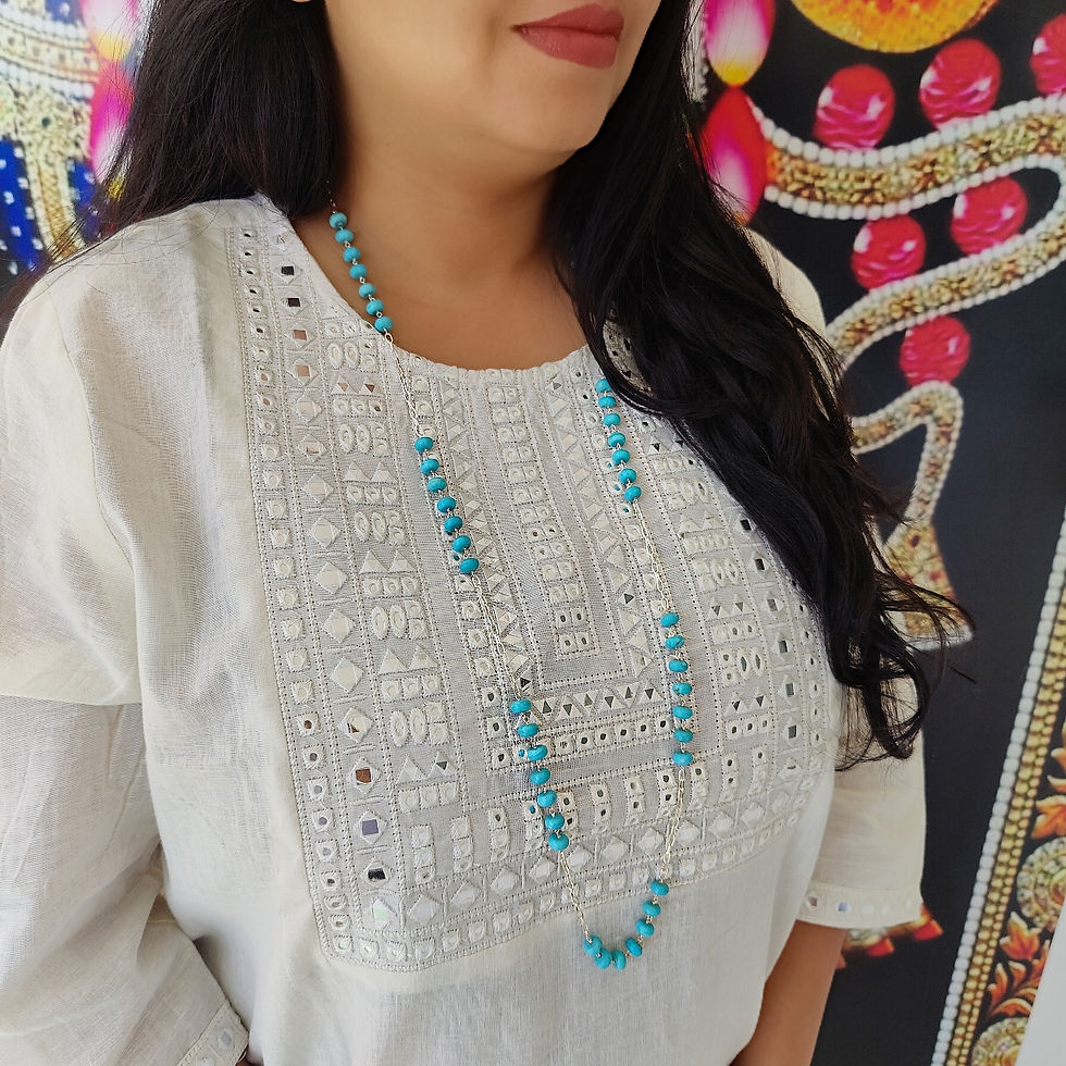 Beaded Long Chain (9 COLORS)