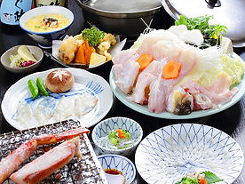 ふぐ政の記念日コース料理