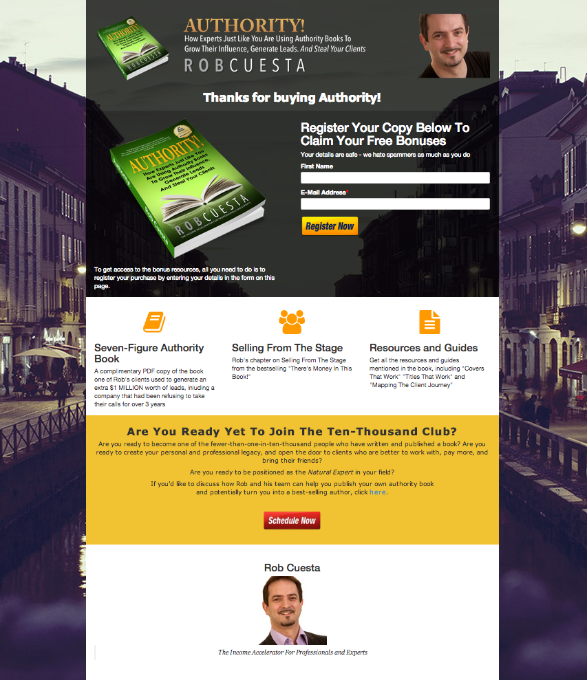 Authority - Author Landing Page