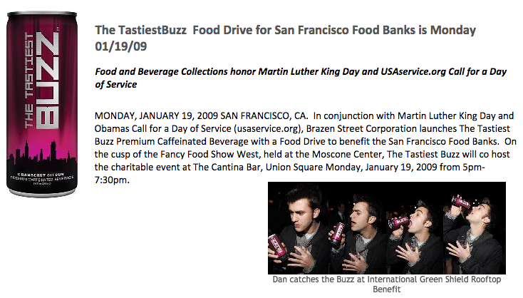 TastiestBuzz enhanced beverage