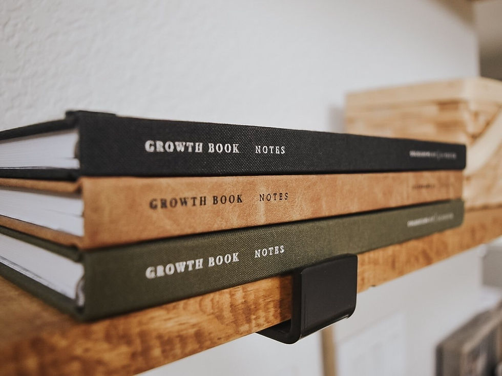 Thumbnail: Growth Book -Brown Leather