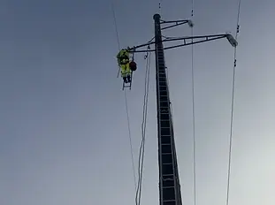 Darba aizsardzības koordinators augstsprieguma līnijas remontdarbos Connecto