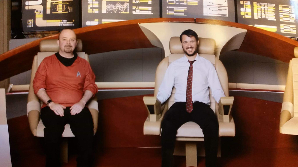 Keegan meets Wil Wheaton
