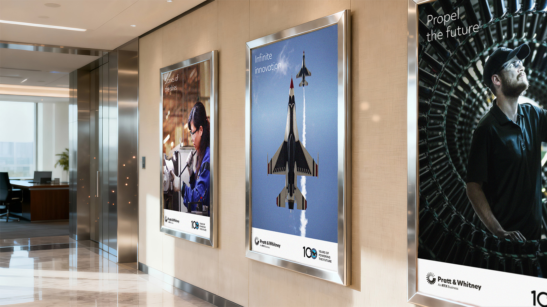 Centennial office posters