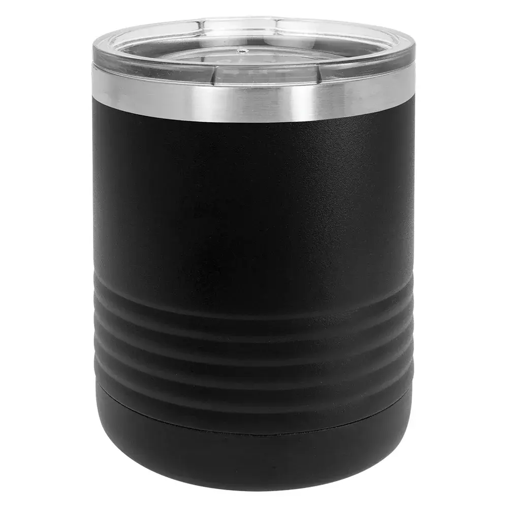 Polar Camel 10 oz Ringneck Tumbler — Black