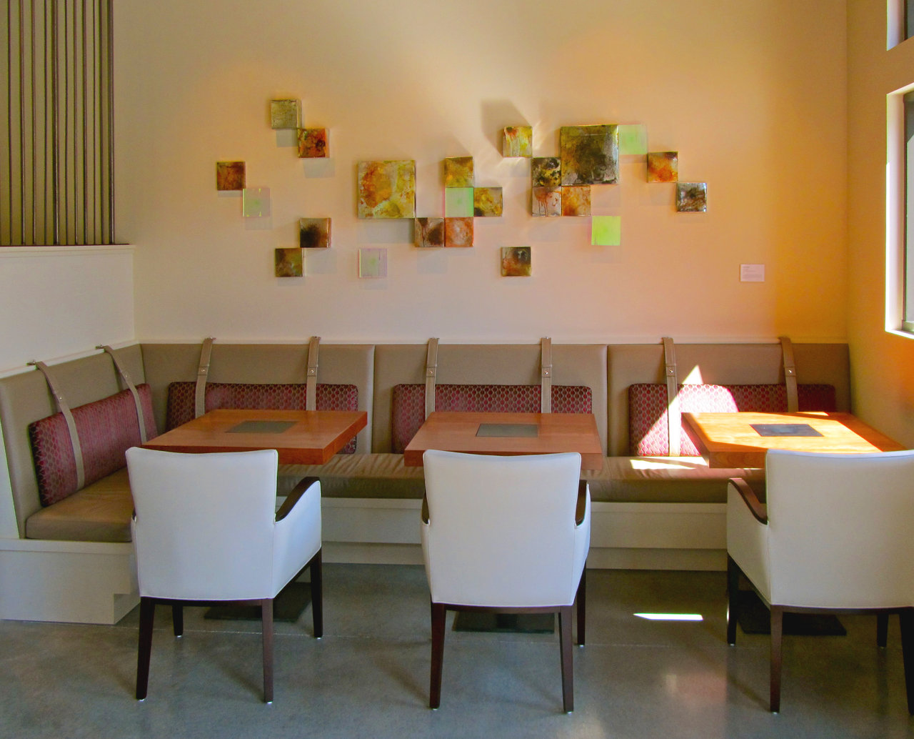 Custom Leather Booth Seating