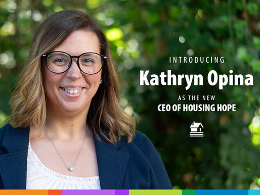 Kathryn Opina Appointed as CEO by Housing Hope's Executive Board