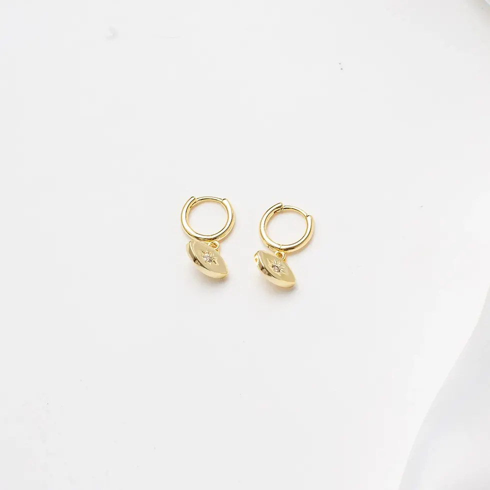 Evil Eye Charm Earrings
