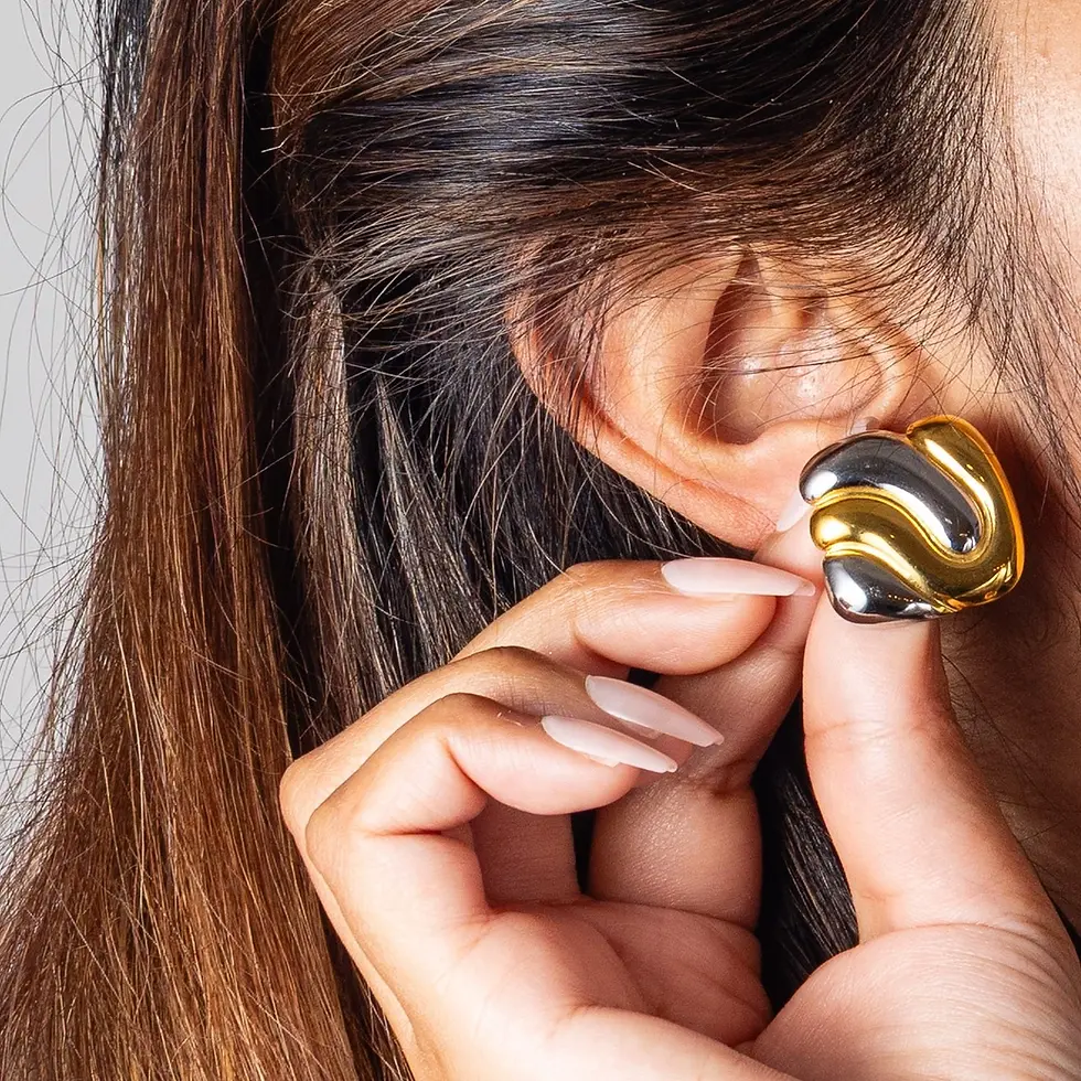 Chunky Square Earrings