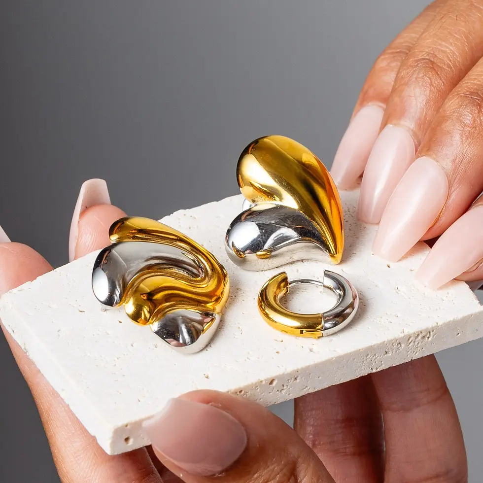 Chunky Square Earrings