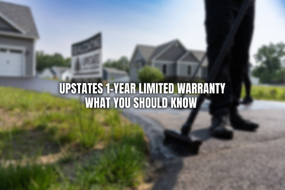 Upstates 1-Year Limited Warranty: What You Should Know