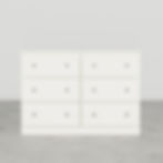 Perdue 45" White Dresser