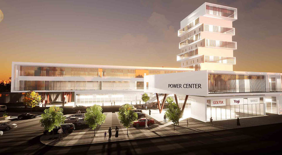 מרכז קניות ומגדל משרדים בתכנון רמון אדריכלים – שילוב של עיצוב מודרני, קיימות וחדשנות מסחרית