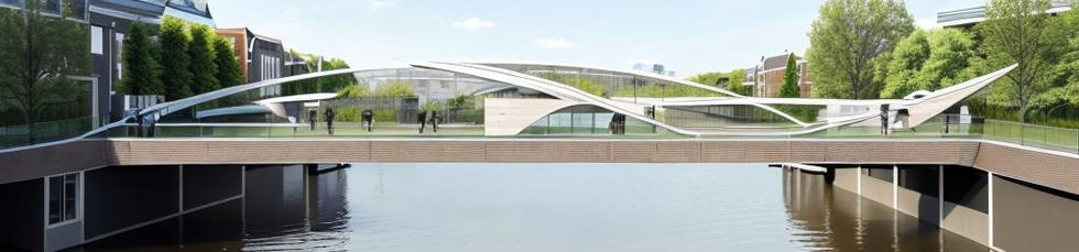 גשר העלה באמסטרדם: יצירת אמנות אדריכליתגשר העלה  (Leaf Bridge) הוא דוגמה מרהיבה לאדריכלות חדשנית המשתלבת בהרמוניה מושלמת עם הנוף האורבני והטבעי של העיר. הגשר, בעל מראה קליל ואוורירי, מזכיר עלה צף על פני המים ומהווה אטרקציה תיירותית ונקודת ציון אדריכלית מרשימה.מאפייני העיצוב הייחודיים:קלילות וריחוף: הגשר תוכנן במראה קליל ומרחף, היוצר תחושה של עלה הנוגע בעדינות במים. תחושה זו מושגת באמצעות קונסטרוקציה דקיקה אך יציבה, המאפשרת לו לעמוד בעומסים משמעותיים.הרמוניה אורבנית: גשר העלה משתלב באופן מושלם עם הסביבה האורבנית שלו, תוך התחשבות בנוף העירוני ובסביבה הטבעית. הוא יוצר דיאלוג ויזואלי בין האלמנטים השונים ומשתלב בהם בהרמוניה.פונקציונליות: למרות מראהו העדין, הגשר מסוגל להכיל קהל גדול של אנשים, הן למעבר והן לשהייה עליו. הוא מתוכנן לספק נוחות מרבית למשתמשים, עם שטחים רחבים ובטוחים.פלטת צבעים בהשראת הטבע והעיר: הצבעים של הגשר נבחרו בקפידה בהשראת שני מקורות עיקריים: הסביבה הטבעית וצבעי העיר אמסטרדם. שילוב זה יוצר חיבור בין הטבע לעיר ומשקף את הייחודיות של המקום. הצבעים כוללים גוונים של ירוק, חום וכתום, המשתלבים בצורה הרמונית ונעימה לעין.מעבר נוח לכלי שיט: צורת הגשר מאפשרת מעבר נוח של כלי שיט תחתיו, דבר חשוב ביותר בעיר כמו אמסטרדם, הידועה בתעלותיה. הגשר תוכנן כך שלא יפריע לתנועת כלי השיט ויאפשר מעבר בטוח וקל.גשר העלה באמסטרדם הוא דוגמה מצוינת לאדריכלות מודרנית המשלבת אסתטיקה, פונקציונליות והתחשבות בסביבה. הוא מהווה נקודת ציון אדריכלית חשובה בעיר ומוקד משיכה לתיירים ולמקומיים כאחד. העיצוב החדשני וההרמוניה עם הסביבה הופכים אותו לאחד הגשרים המיוחדים והמרשימים בעולם.מָבוֹאהגשר הוא מבנה שנבנה על פני מכשולים פיזיים כגון גוף מים, לצורך מתן מעבר על המכשול.הוא מיועד להולכי רגל ורוכבי אופניים, ולא לתנועת כלי רכב. גשרים להולכי רגל משלימים את הנוף וניתן להשתמש בהם באופן דקורטיבי כדי לקשר חזותית שני אזורים נפרדים או לאותת על עסקה.גשרים להולכי רגל יכולים להיות יצירות אמנות ופיסול פונקציונליות ויפות גם יחד, כפי שניתן לראות בכמה מהמדינות המתויירות ביותר ברחבי העולם.אמסטרדם היא בירת הולנד ואוכלוסייתה מונה כ-1.5 מיליון תושבים. היא כונתה "ונציה של הצפון" על יותר ממאה קילומטרים של תעלות, כ-90 איים ו-1,500 גשרים.התעלות מהמאה ה-17 הממוקמות בלב העיר אמסטרדם נוספו לרשימת המורשת העולמית של אונסק"ו ביולי 2010.