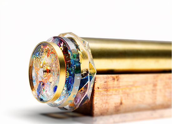 Brass kaleidoscope by Studio Yabaye