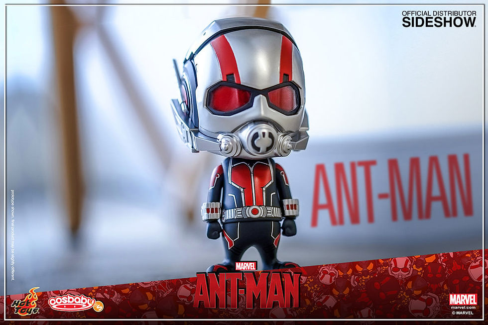 Thumbnail: Hot Toys Cosbaby Marvel Ant-man Koleksiyon Seti 3 Figür Blackout Versiyonu
