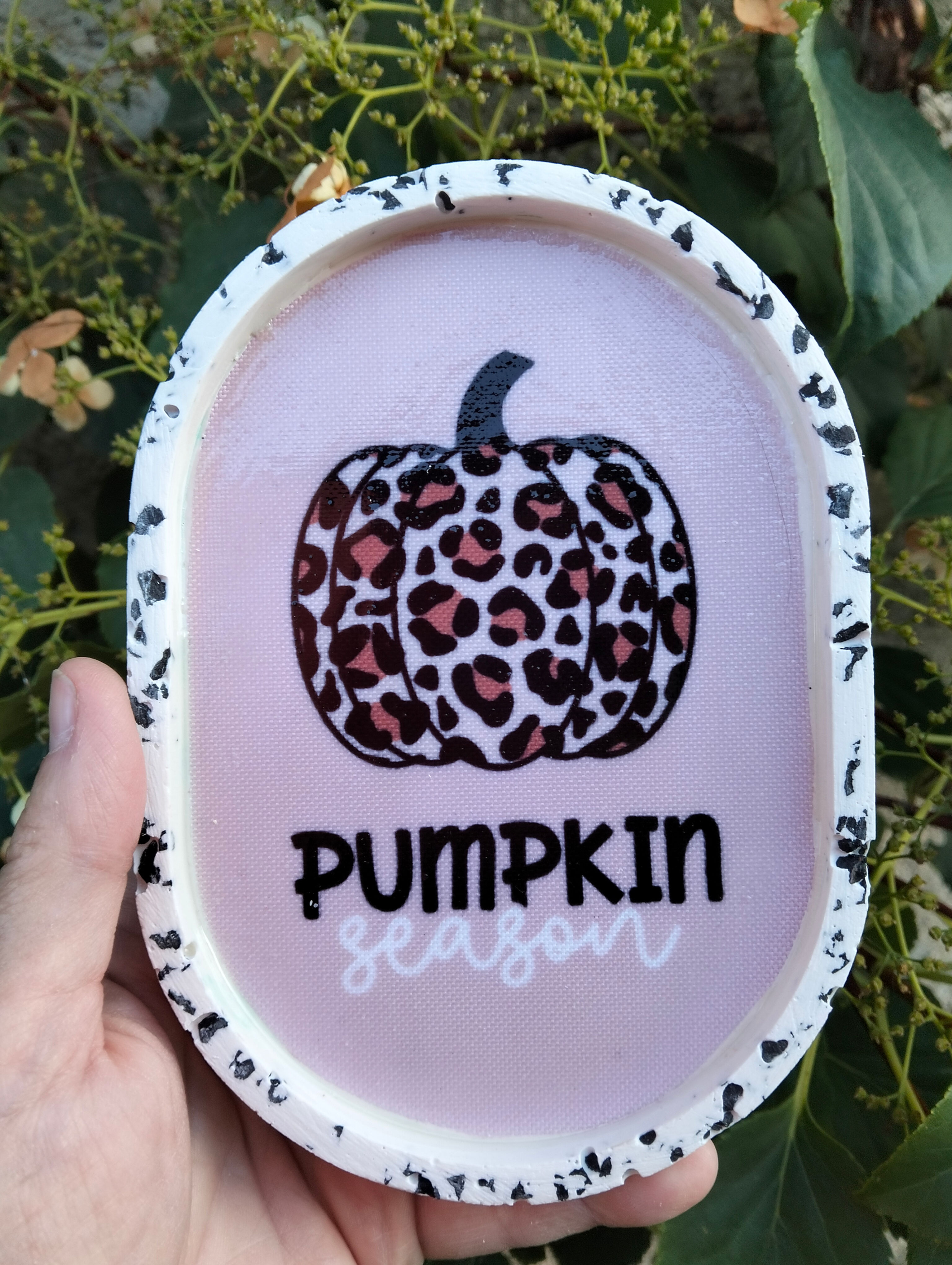 Porte-savon / coupelle citrouille