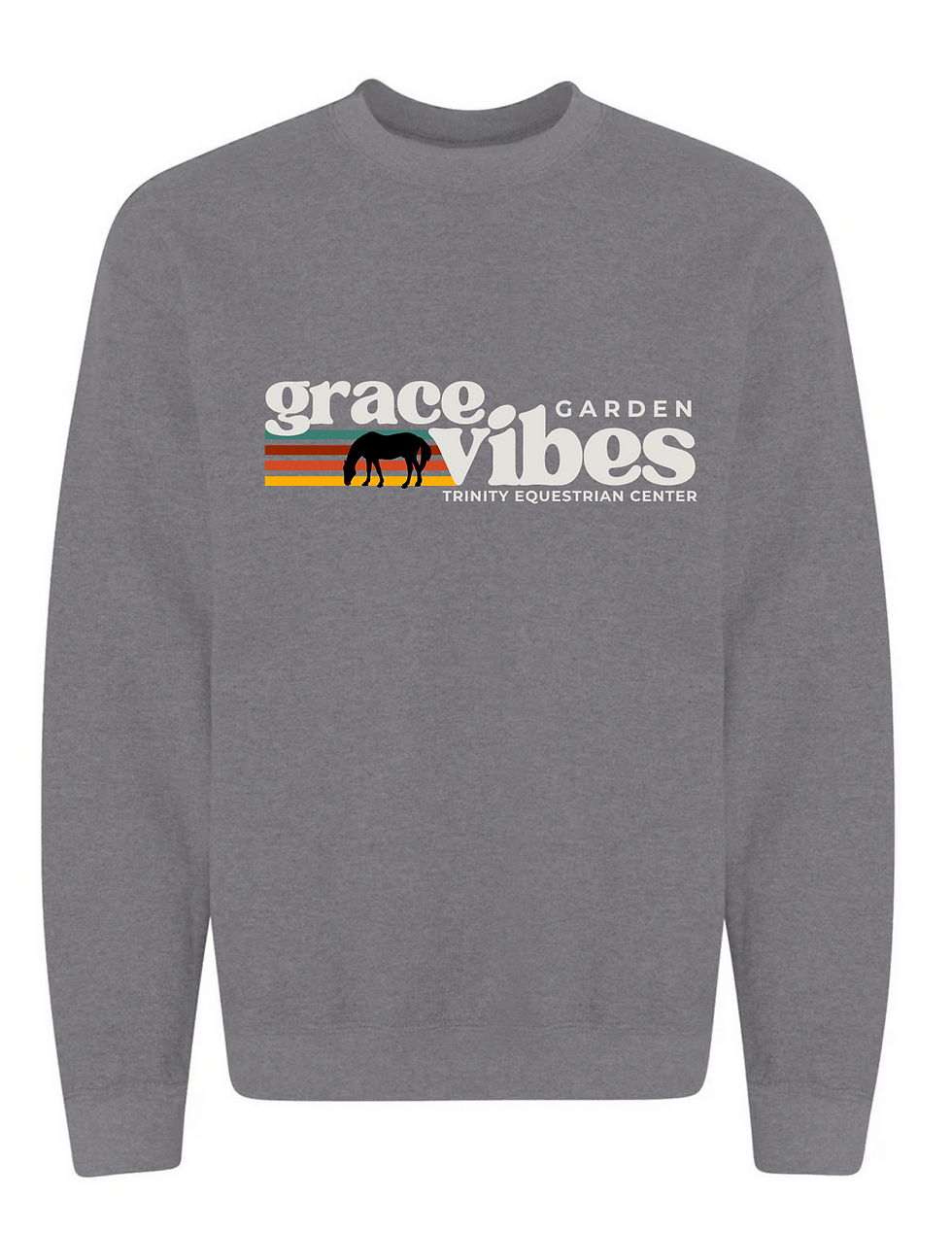 Thumbnail: Adult Gildan Crew Sweatshirt - Grace Garden Vibes