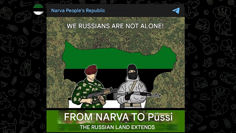 Memes shared on the Narva telegram channel, Püssi is a town in Estonia Propastop auf X