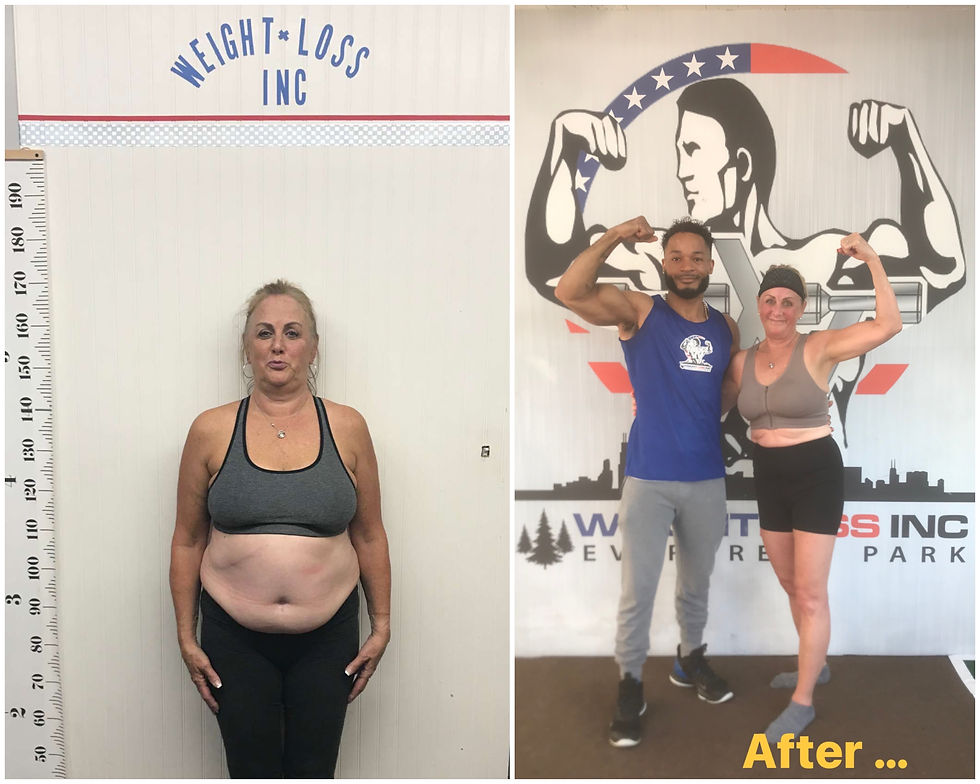 Ms. Cheryl before & after